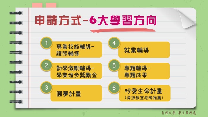 真理大學113年度學習助學金下半年度申請說明圖片